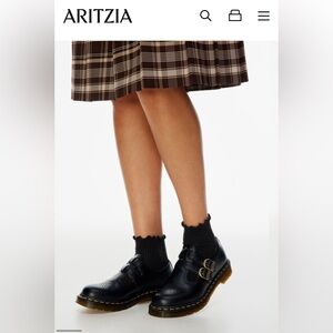 Dr Martens Mary Jane Black Leather Size 37/6